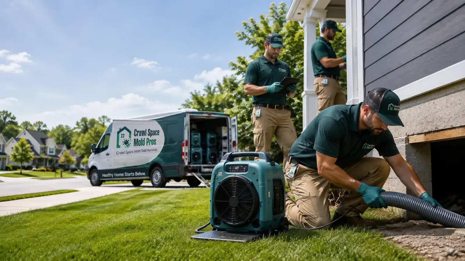 Crawl Space Mold Removal in Frederic, WI